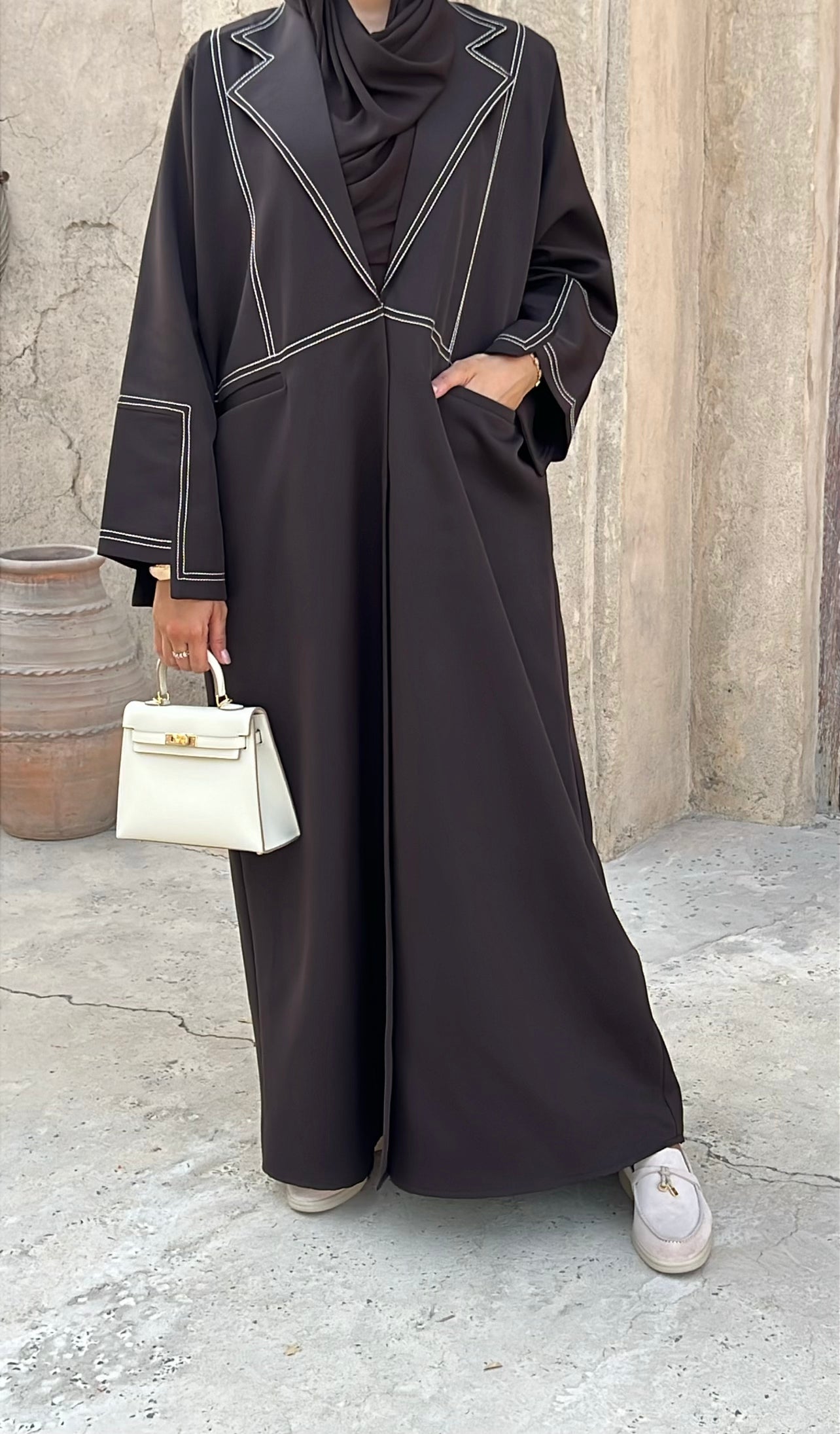 Blazer long chocolat