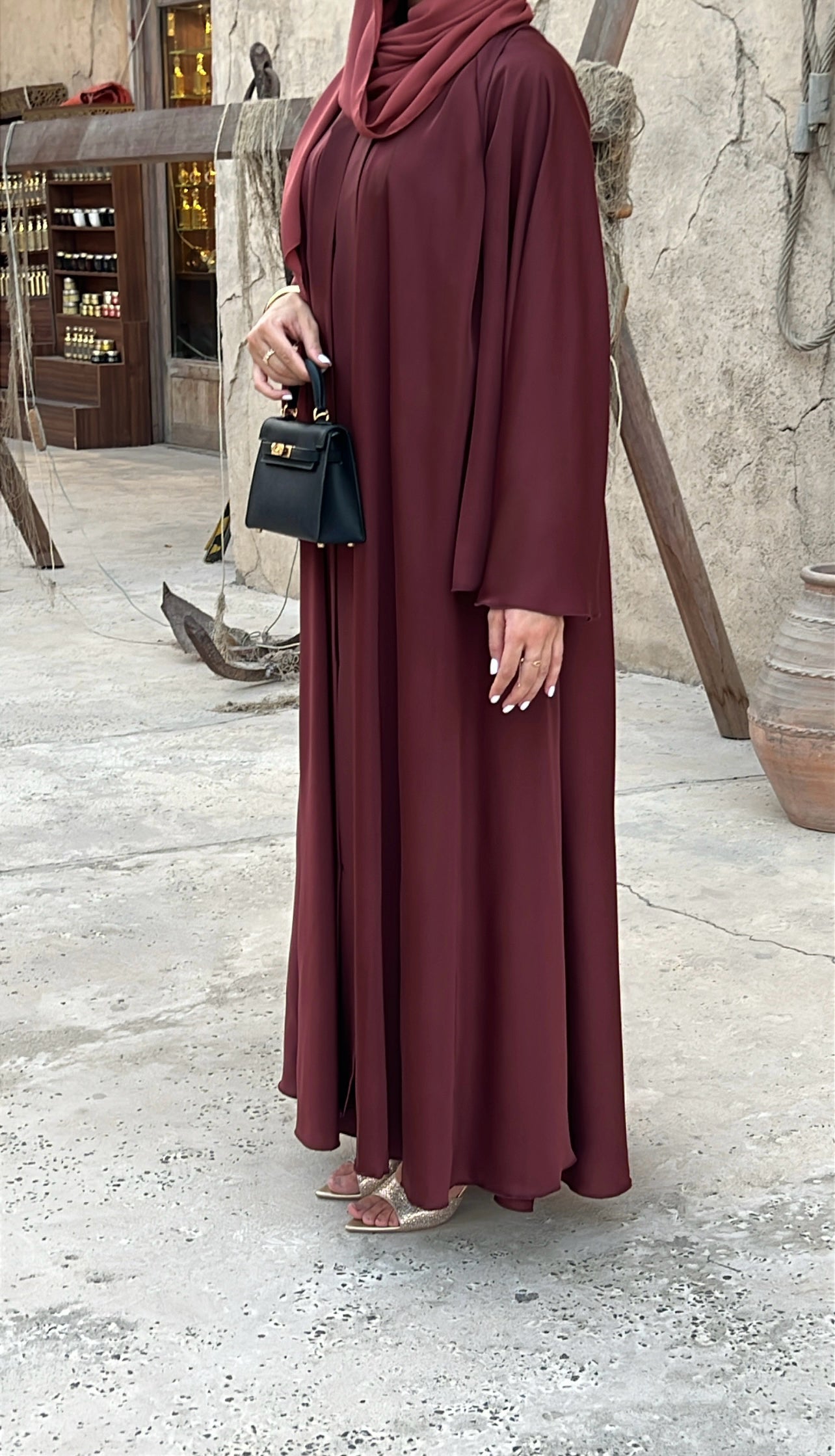 Abaya Jade brique