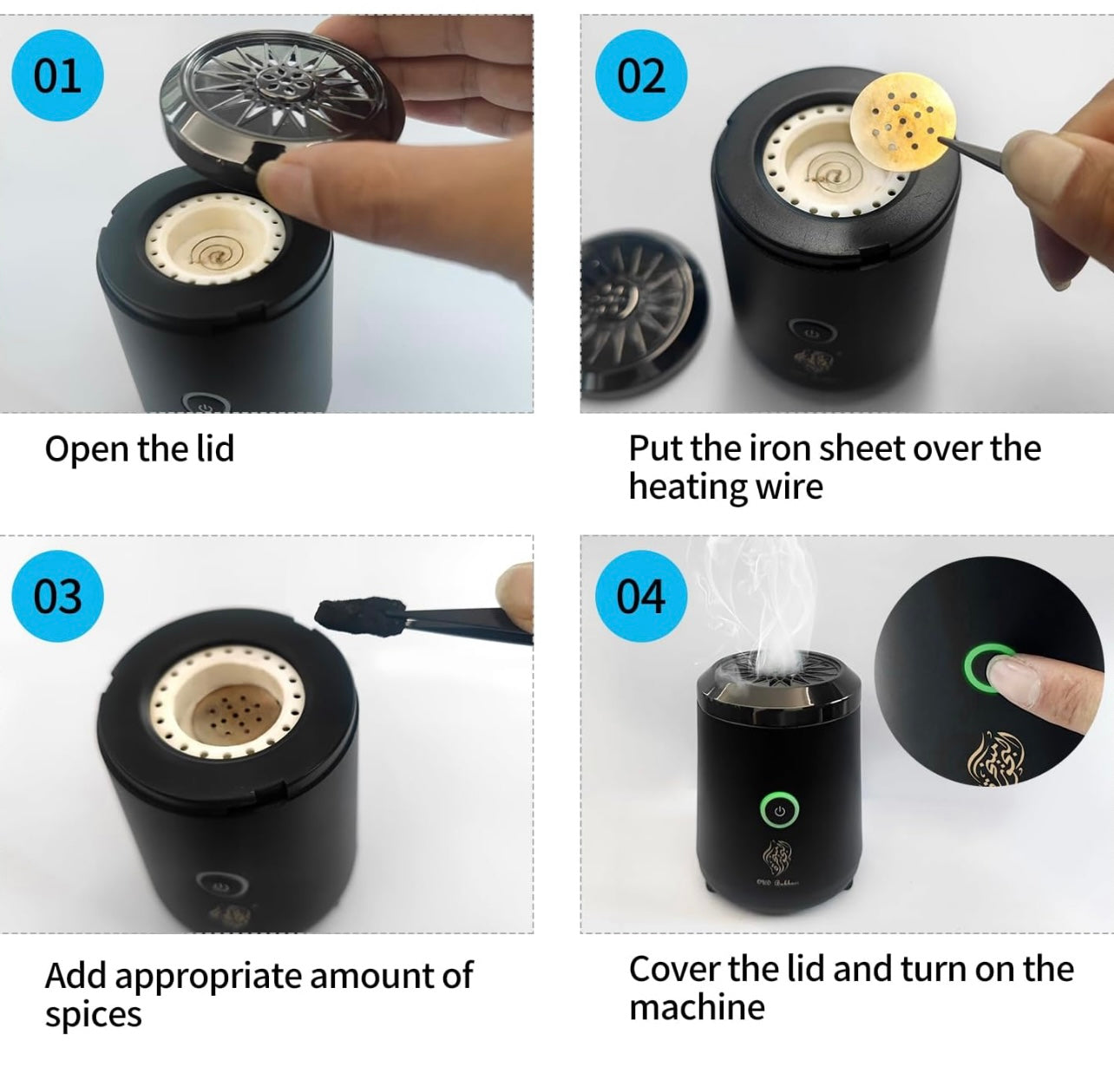 Encensoir électrique portable