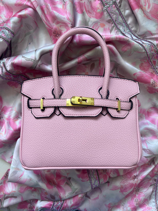 Sac iconique n°2 "Rose Bébé"