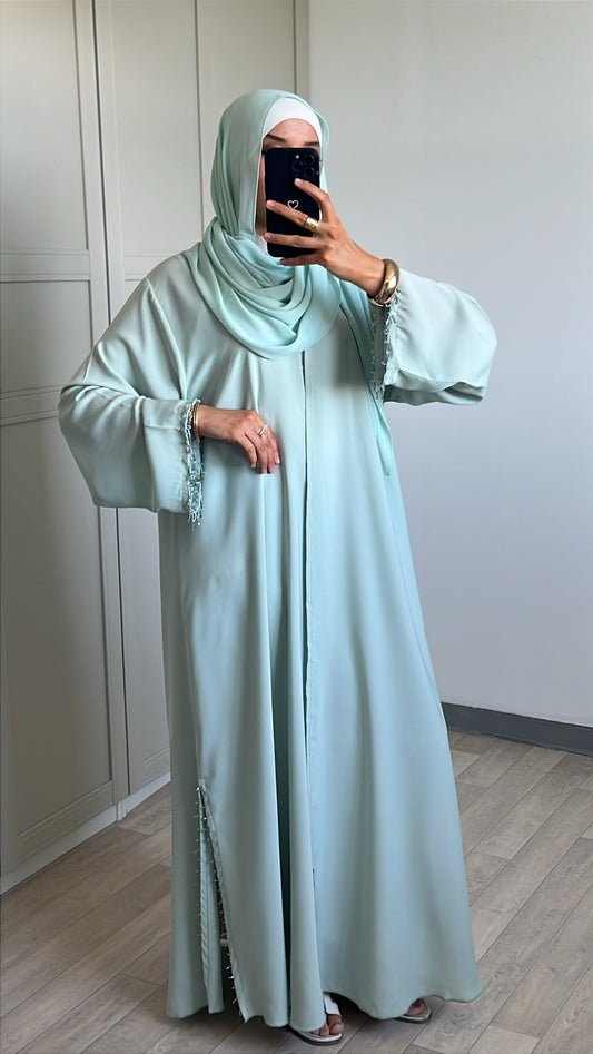 Abaya Laîa Vert d'eau
