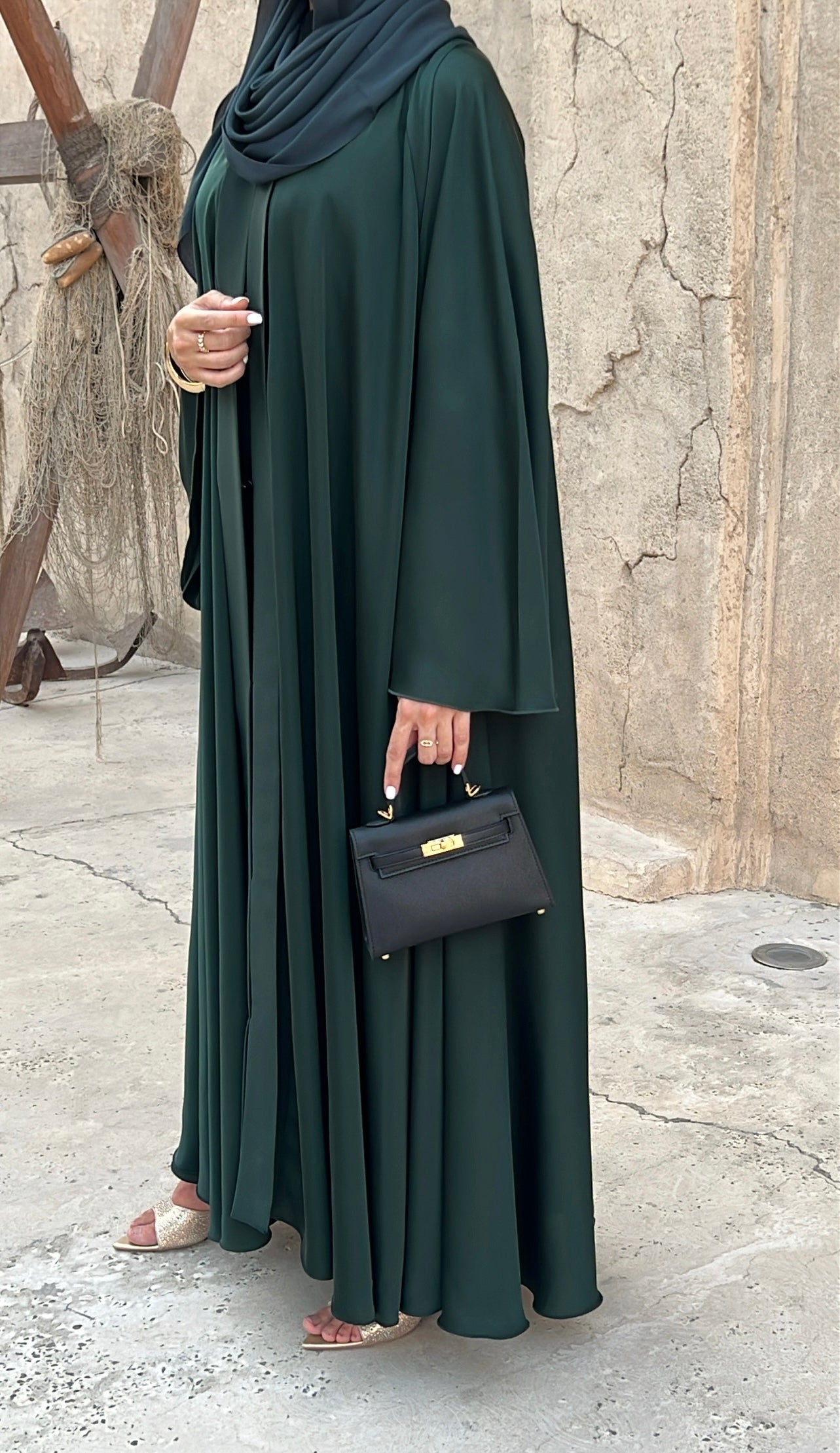 Abaya Jade émeraude