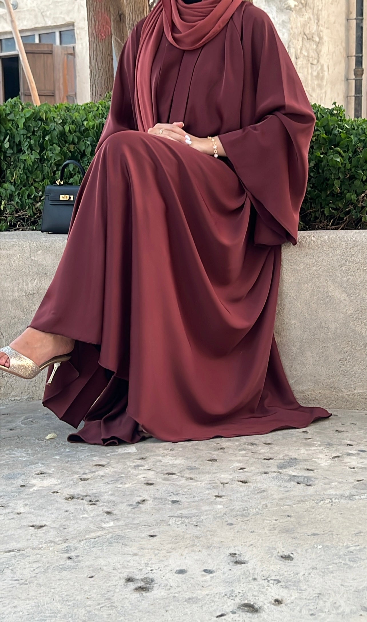 Abaya Jade brique