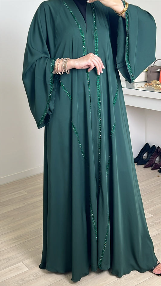 Abaya Nour green