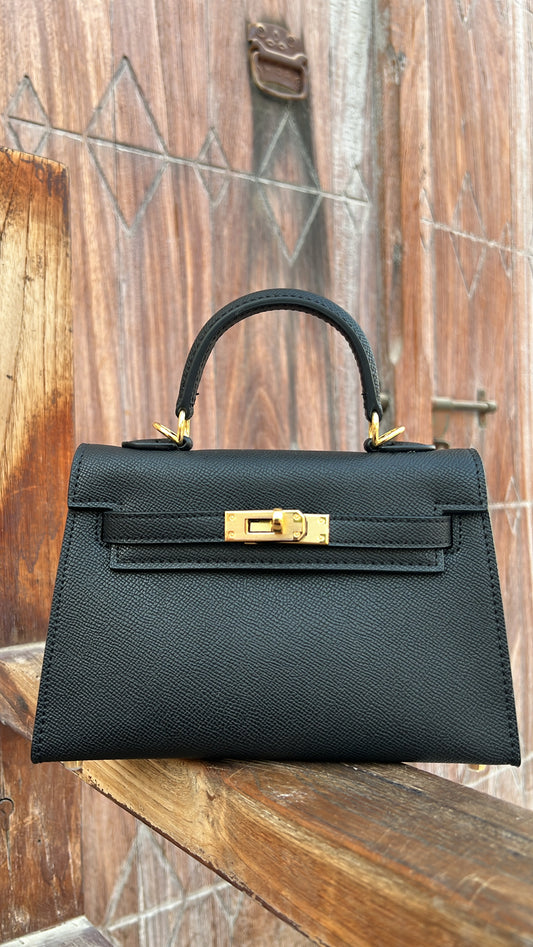 Sac iconique 19 "Black Gold"
