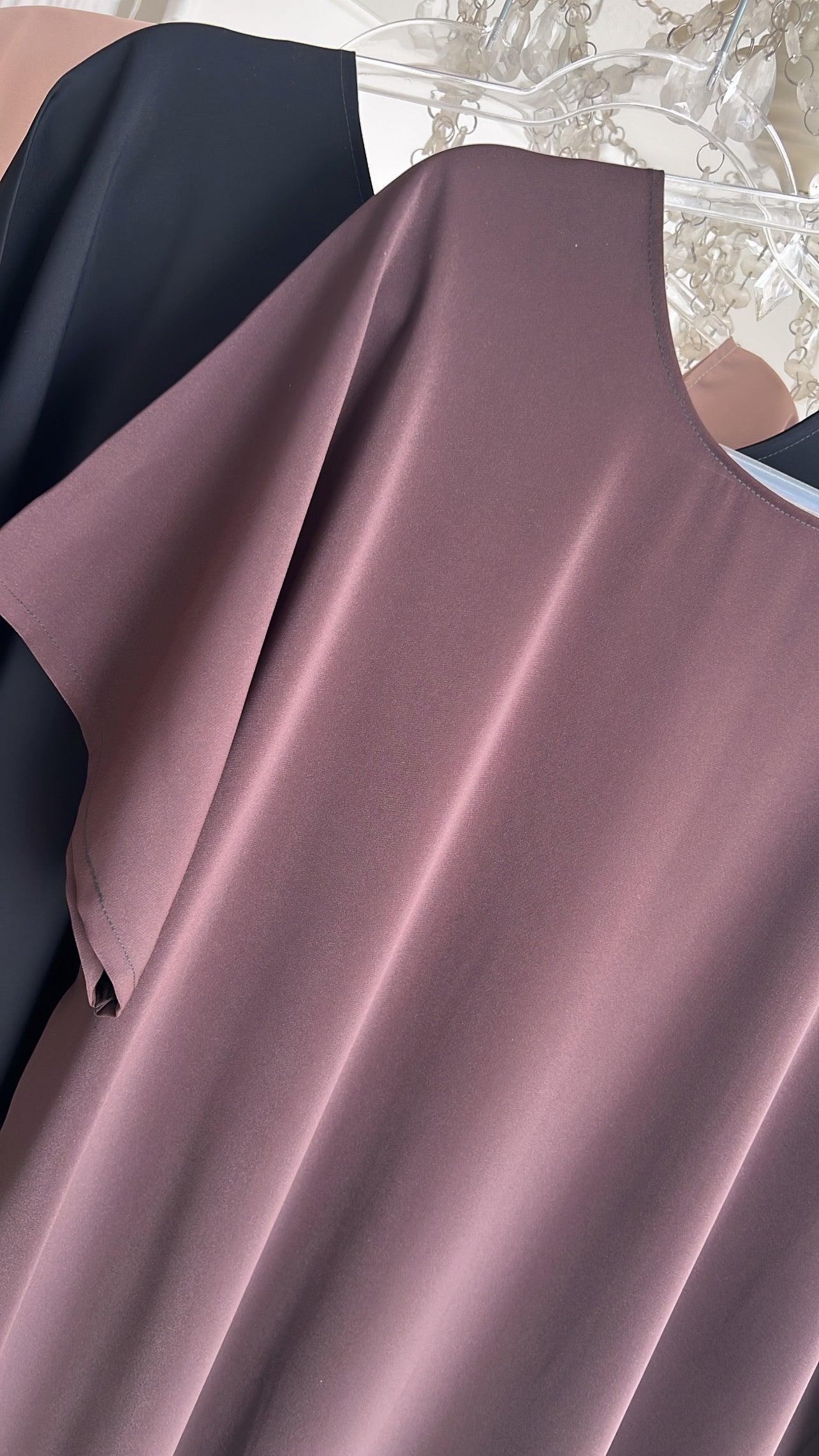 Sous robe Marron chocolat - Manches courtes