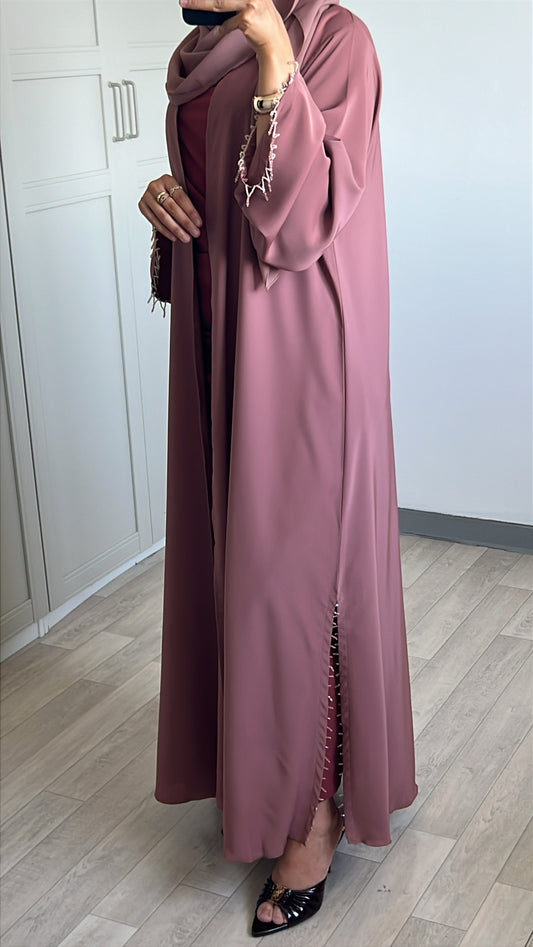Abaya Laîa Vieux rose