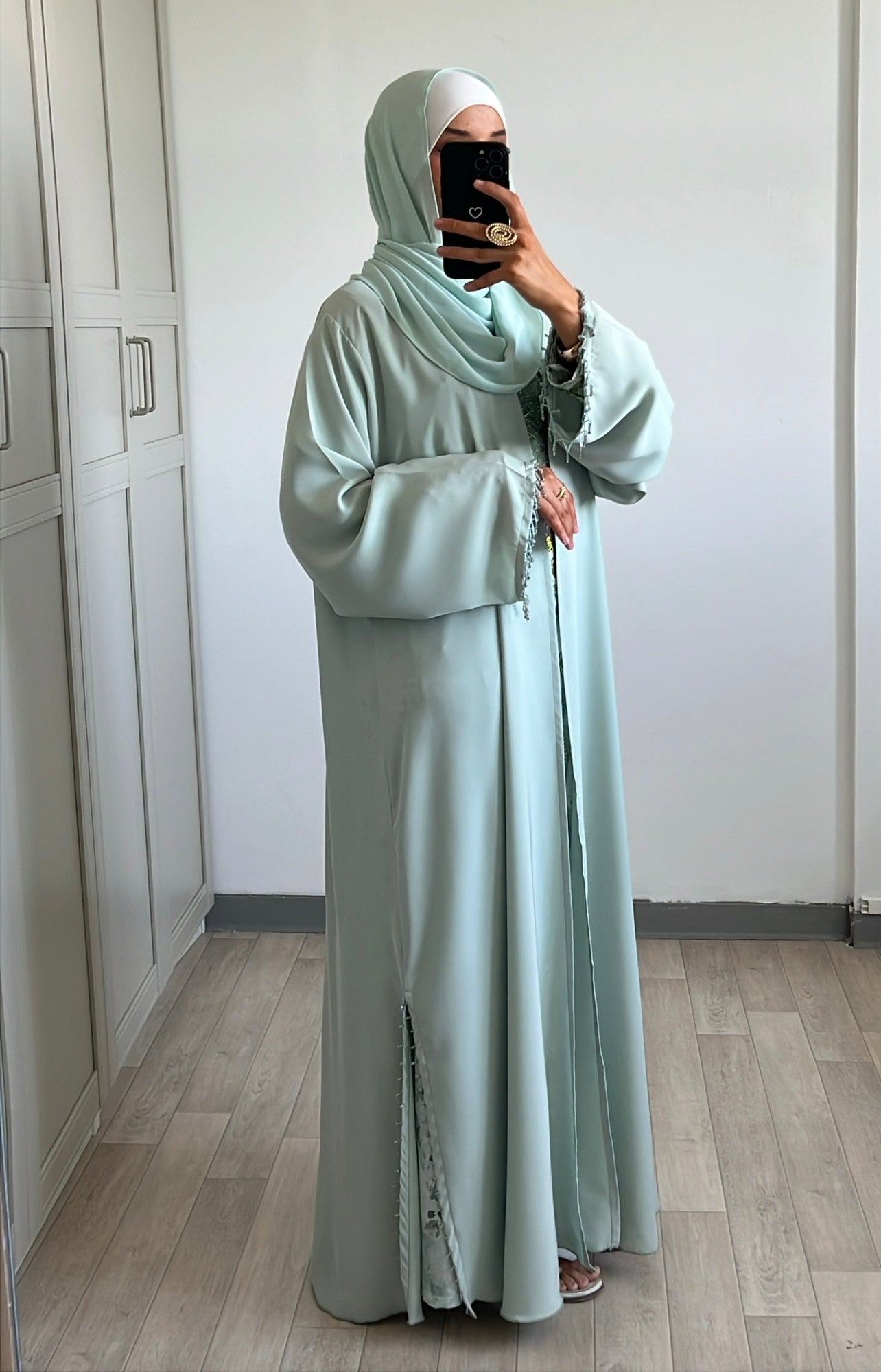 Abaya Laîa Vert d'eau