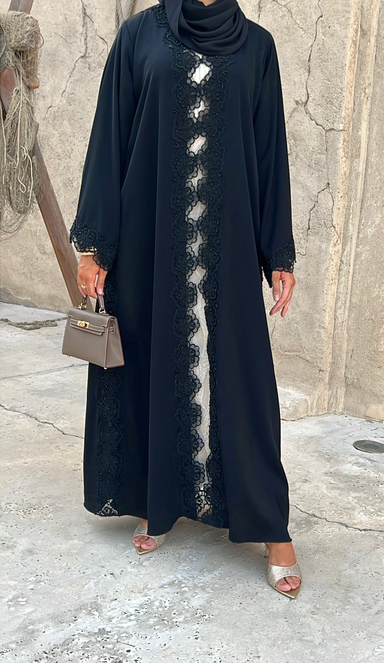 Sac iconique 19 "Taupe Gold"