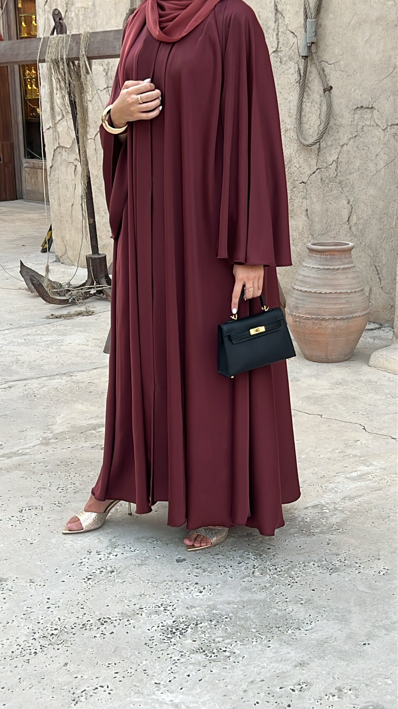 Abaya Jade brique