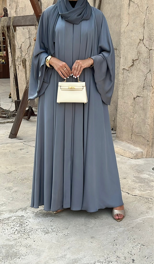 Abaya Jade grise